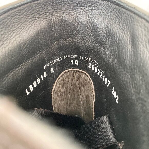 NEW Lane Womens Gray Quilted Mid-Calf Boots With Zipper & Buckle Accents Size 9 - Picture 9 of 11